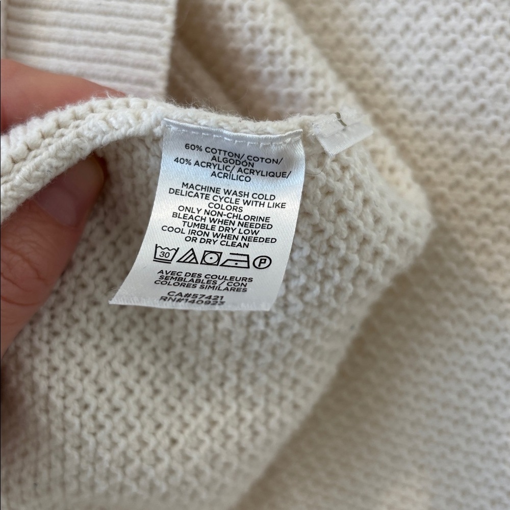 LOFT Off-White Knit Cardigan (Price Firm) - Picture 4 of 4